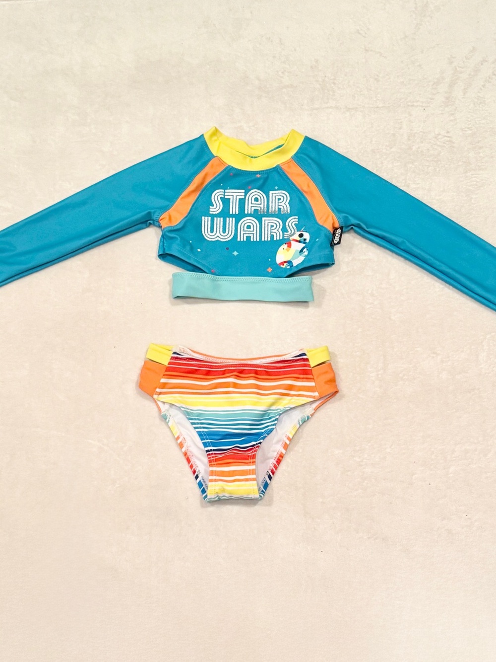 4T Disney Star Wars BB-8 Rash Guard Set